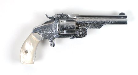 Lot #2032 Factory Engraved Smith and Wesson ‘Baby Russian’ Revolver Revolver - Image 2