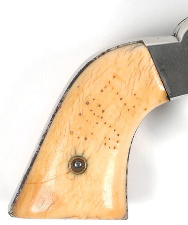 Lot #2040 Remington Model 1890 Single-Action Revolver with Ivory Grips Revolver - Image 3