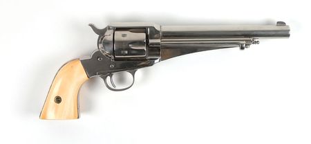 Lot #2039 Remington Model 1875 Single-Action Army Revolver with Ivory Grips Revolver - Image 2