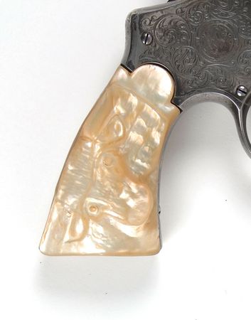 Lot #2020 Clint Peoples? Engraved Smith and Wesson .44 Special Hand Ejector Double Action Revolvers Revolvers - Image 8