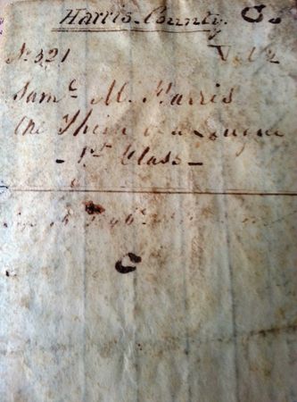 Lot #156 Sam Houston: First class headright Houston 1844 land grant, boasting a Texas-size signature - Image 3