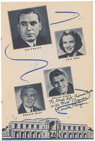 Lot #107 Ronald Reagan Program - Image 1