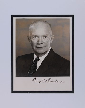 Lot #78 Dwight D. Eisenhower Signed Photograph - Image 2