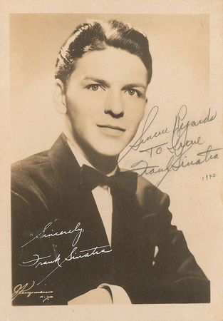 Lot #798 Frank Sinatra Signed Photograph - Image 1
