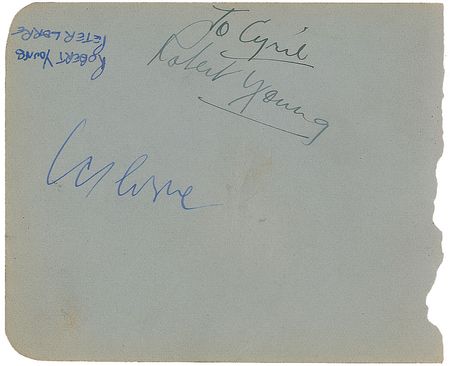 Lot #1192 Cary Grant and Peter Lorre Signature - Image 2