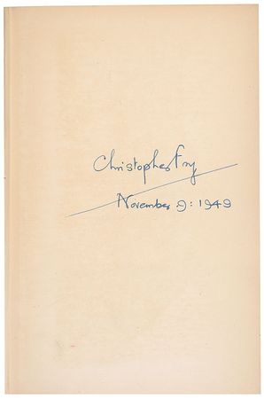 Lot #1040 The Lady’s Not for Burning: Original cast of Fry’s The Lady’s Not For Burning, starring Burton and Gielgud - Image 2