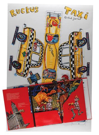 Lot #608 Red Grooms Print and Book - Image 1