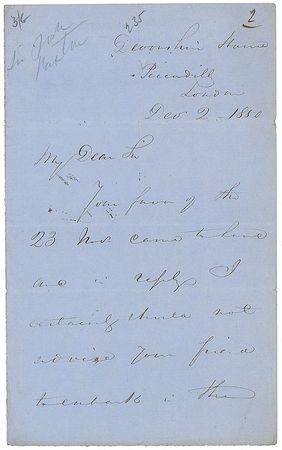 Lot #647 Joseph Paxton Handwritten Letter Signed - Image 1