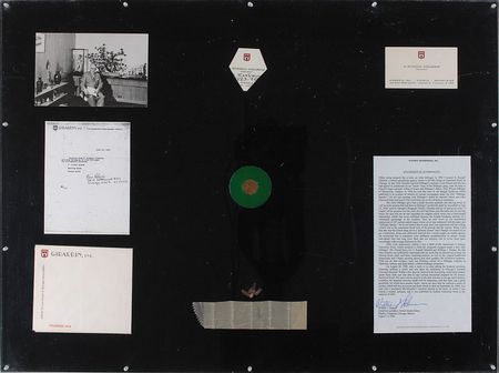 Lot #2105 John Dillinger: Incredibly rare penny recovered from John Dillinger's pocket the night of his death, one of the finest displays of the gunned-down gangster?s final personal affects that we have seen - Image 1