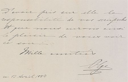 Lot #267 Grand Duchess Olga Handwritten Letter Signed - Image 2