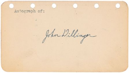 Lot #2107 John Dillinger: Ultra-rare signature of Public Enemy No. 1 - Image 2