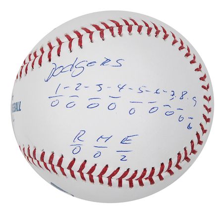 Lot #1499 Dennis Martinez Baseball - Image 2