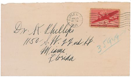 Lot #2127 Al Capone: Exceptional archive originating from Capone's doctorâ??complete with a signed photo and a virtually nonexistent handwritten letterâ??and fascinating private medical correspondence which sheds light upon Capone's battle with neurosyphils - Image 7