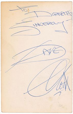 Lot #845 Dave Clark Promo Card - Image 2