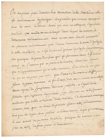 Lot #245 Anne-Charles Lorry Handwritten Letter Signed - Image 1