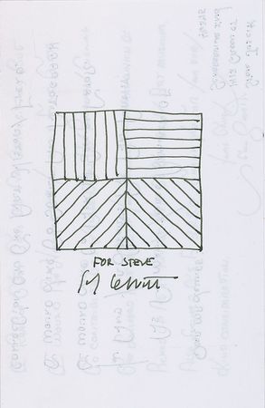 Lot #628 Sol LeWitt Sketch - Image 1