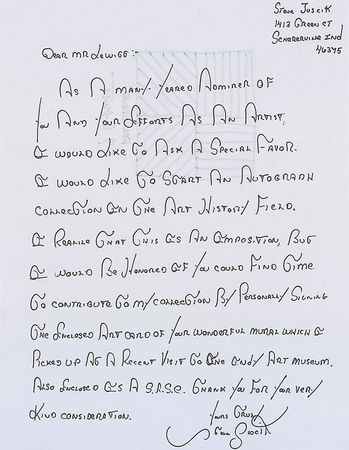 Lot #628 Sol LeWitt Sketch - Image 2