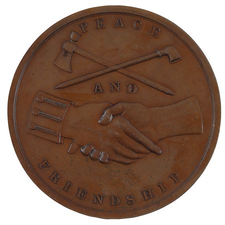 Lot #2067 Indian Peace Medal: Van Buren, Martin Medal - Image 2