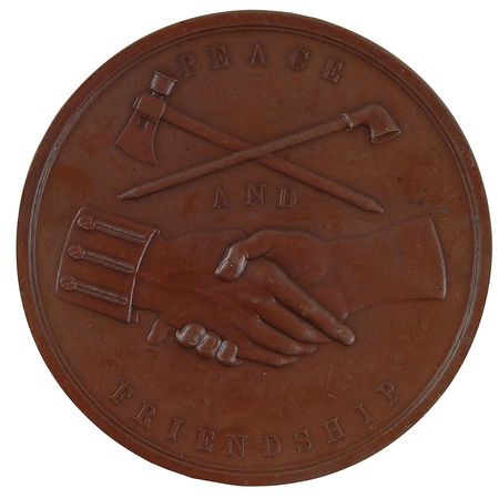 Lot #2070 Indian Peace Medal: Madison, James Medal - Image 2
