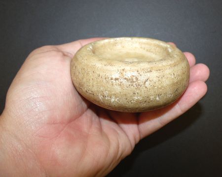 Lot #2072 Native American Artifacts: Quartz Discoidal and Ground Artifacts Quartz Discoidal and Ground Artifacts - Image 3