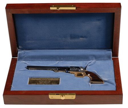 Lot #491 Miniature Cased Colt Model 1851 Navy Revolver by the United States Historical Society - Image 2