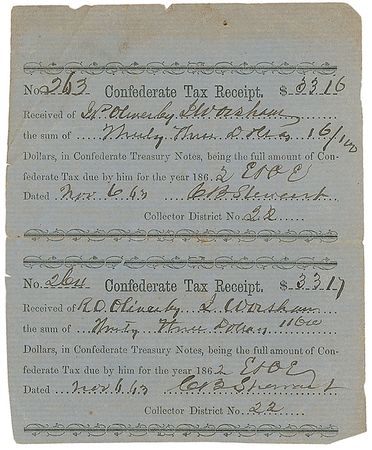 Lot #1957 Confederate Document - Image 1