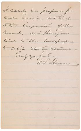 Lot #162 William T. Sherman - Image 2
