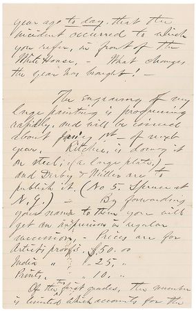 Lot #474 Abraham Lincoln: Francis Bicknell Carpenter - Image 2