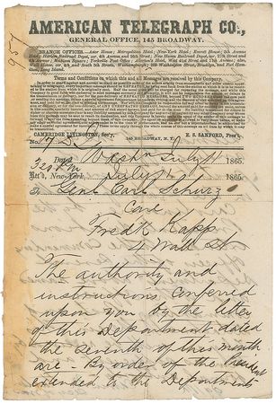 Lot #365 Edwin M. Stanton - Image 1