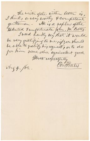Lot #205 Edward Bates - Image 1