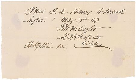 Lot #234 John M. Cuyler - Image 1