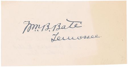 Lot #50 William B. Bate