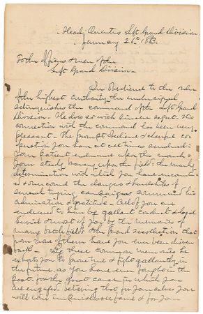 Lot #128 William B. Franklin - Image 1