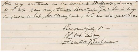 Lot #54 Franklin Buchanan - Image 1