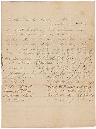 Lot #61 Confederate Deserters: Virginia - Image 1