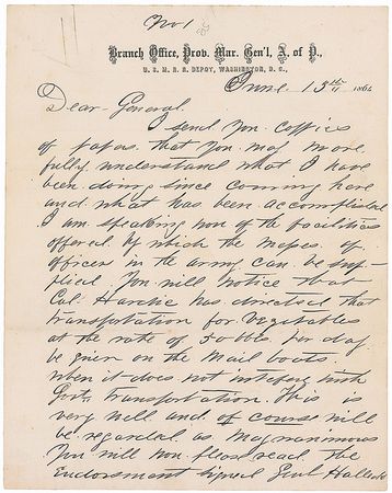 Lot #392 Union Soldier’s Letter - Image 1