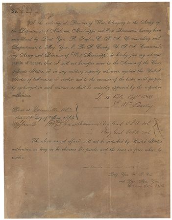 Lot #68 Alabama Parole
