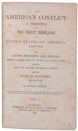 Lot #198 The American Conflict: A History of the Great Rebellion - Image 1
