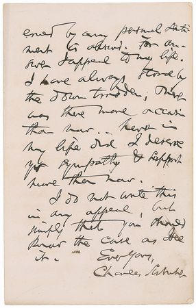 Lot #372 Charles Sumner - Image 1