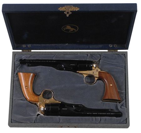 Lot #479 Cased Pair of Colt 1961 Civil War Centennial Single Shot Pistols - Image 1