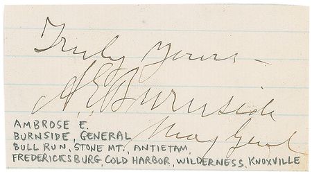 Lot #473 Abraham Lincoln: Ambrose E. Burnside - Image 2