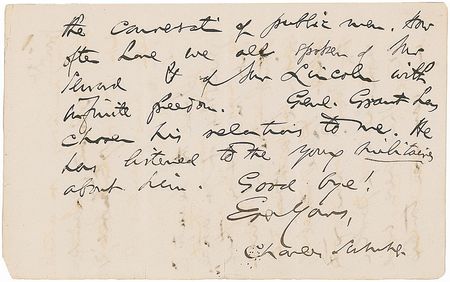 Lot #174 Charles Sumner - Image 3