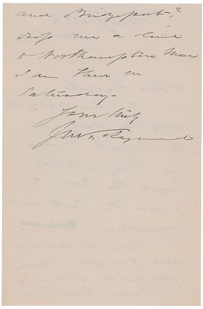 Lot #458 Lincoln Assassination: John T. Raymond - Image 2
