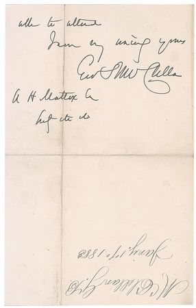 Lot #152 George B. McClellan - Image 2