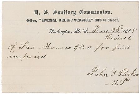 Lot #431 Abraham Lincoln: John F. Parker - Image 1