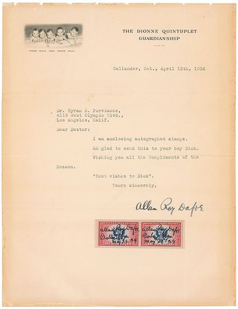 Lot #1859 Allan Roy Dafoe - Image 2
