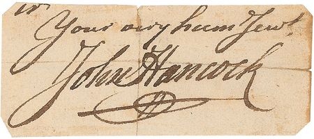 Lot #155 John Hancock: Exceptional example of the Massachusetts patriot - Image 1