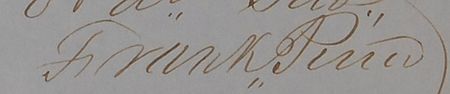 Lot #22 Franklin Pierce Handwritten Letter Signed - Image 2