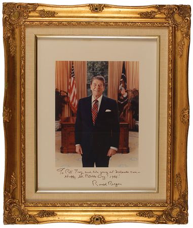 Lot #98 Ronald Reagan: “Happy St. Patrick’s Day!” - Image 2