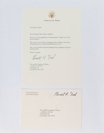 Lot #92 Gerald Ford and Jimmy Carter Letters - Image 4